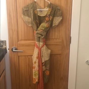 Anthropologie wrap dress